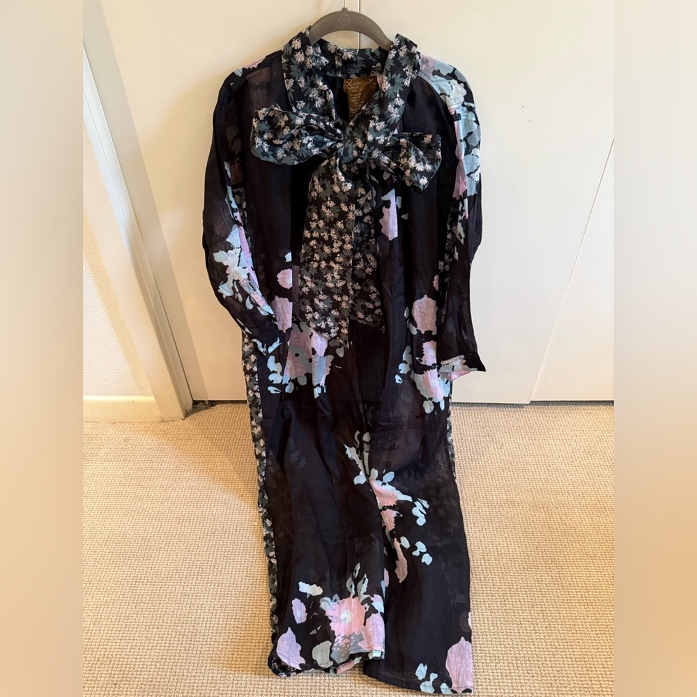 YVONNE S. Black Bow Dress